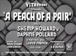 Watch A Peach of a Pair (Short 1934) M4ufreemovies