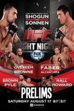 Watch UFC Fight Night 26 Preliminary Fights M4ufreemovies