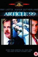 Watch Article 99 M4ufreemovies
