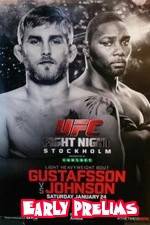 Watch UFC on Fox 14 Gustafsson vs Johnson Early Prelims M4ufreemovies