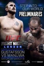 Watch UFC Fight Night 38: Gustafsson vs. Manuwa Preliminaries M4ufreemovies