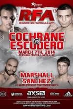 Watch RFA 13: Escudero vs Cochrane M4ufreemovies