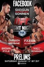 Watch UFC Fight Night 26 Facebook Prelims M4ufreemovies