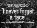 Watch I Never Forget a Face (Short 1956) M4ufreemovies